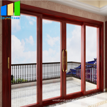 Bottom roller sliding door wheel soundproof low e sliding door for room